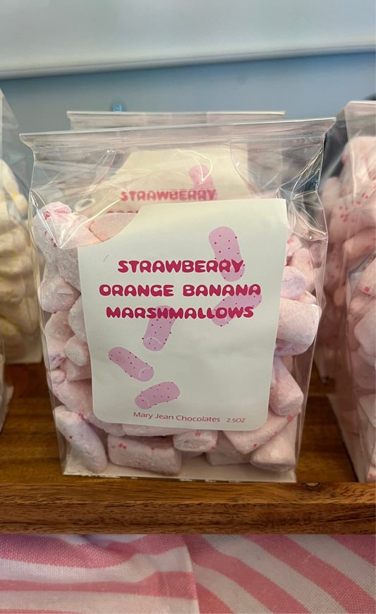 Strawberry Orange Banana Marshmallows